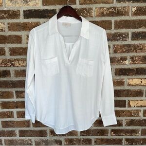 LOFT 100% Linen‎ Popover Top